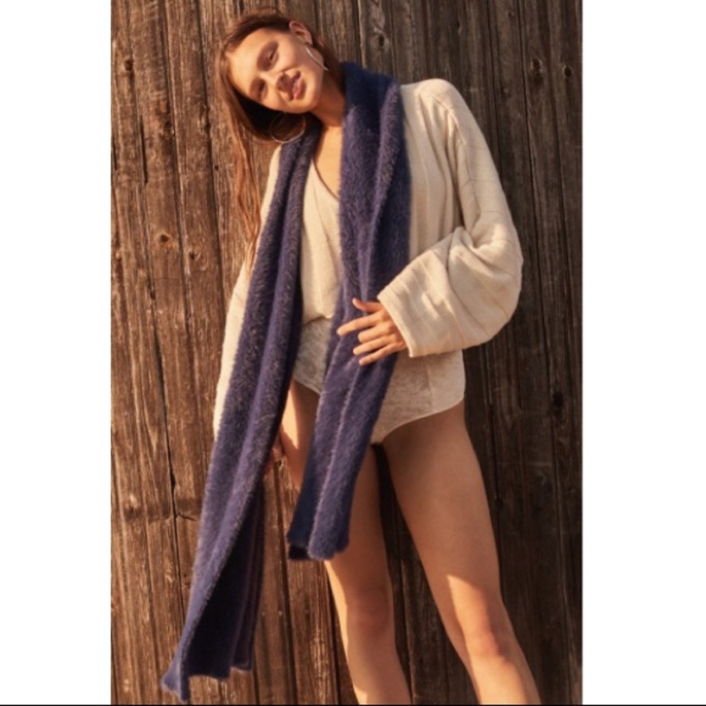 UO Fuzzy Furry Scarf